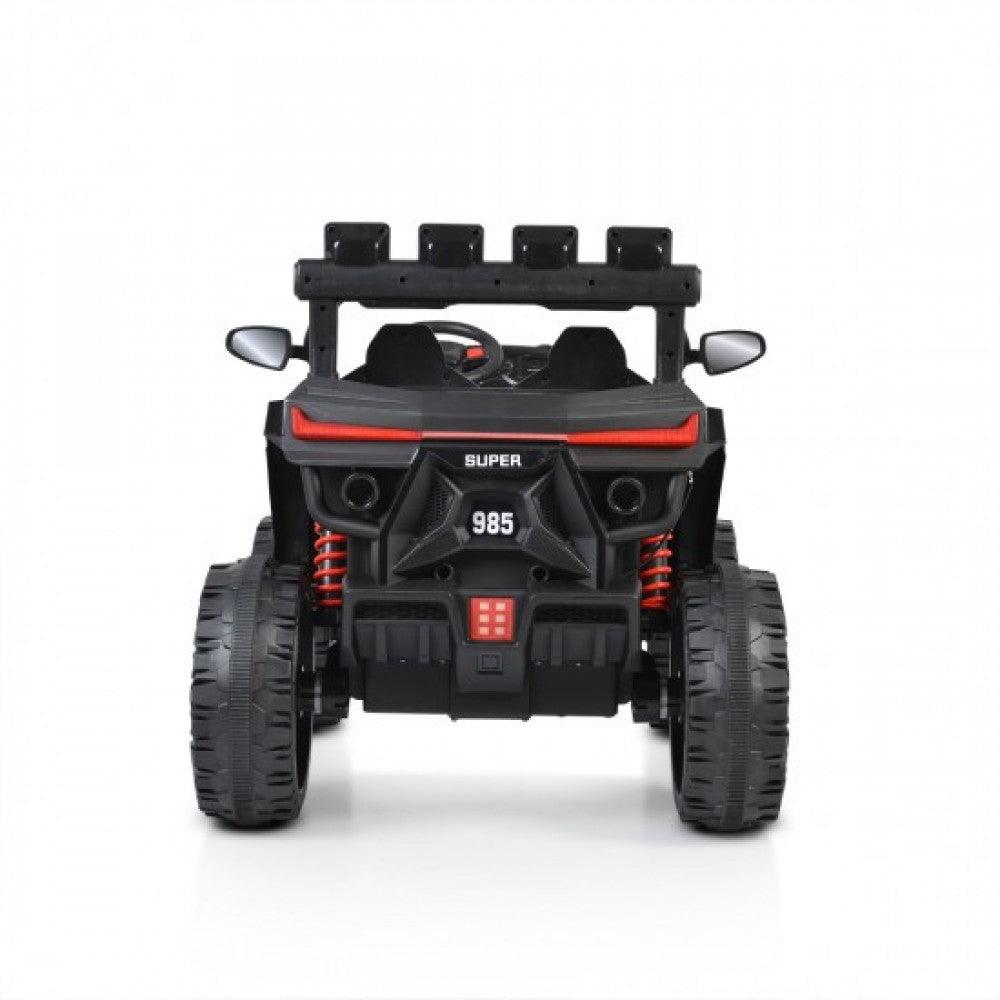 4 Wheel Drive LBB 985 Red 12V Jeep for Kids | Self-driving Mode and Hand-held Control - 11Cart