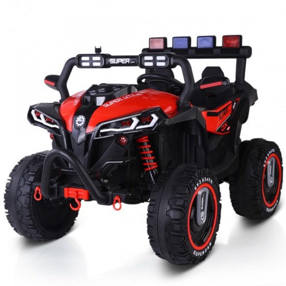 4 Wheel Drive LBB 985 Red 12V Jeep for Kids | Self-driving Mode and Hand-held Control - 11Cart