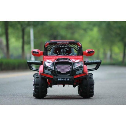 12V Battery Operated Ride-on Car for Kids | Multi-function Steering | 12 music choices & LED front lights - 11Cart