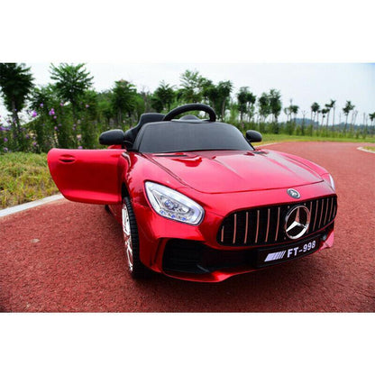 Mercedes Benz FT-998  Amg Gt Style 12V Ride on Car with remote & Manual Drive for Kids - Red - 11Cart