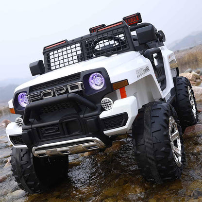 Electric Jeep FW9199 Ride on Car  Four Wheel Damping | Portable handlebar Jumbo Size - 11Cart