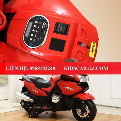 BMW R1200RT White 12V - HZB-118 motorcycle Bike for Kids | LED-backlighting - 11Cart